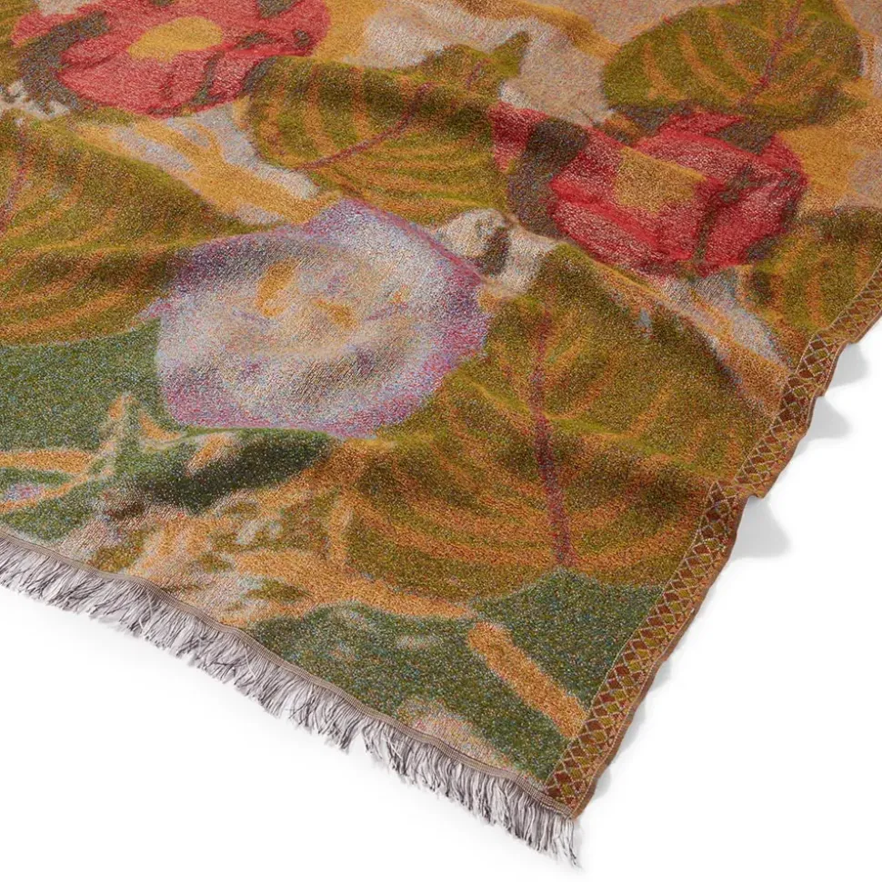 Louis C. Tiffany Morning Glories Wool-Blend Shawl