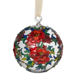 Louis C. Tiffany Peony Cloisonne Ornament