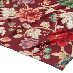 Lyon Floral Square Silk Scarf