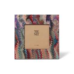 Marbled Paper Square Lacquer Frame