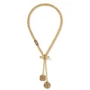 Medieval Byzantine T-Bar Lariat Necklace