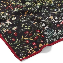 Medieval Millefleurs Oblong Silk Scarf