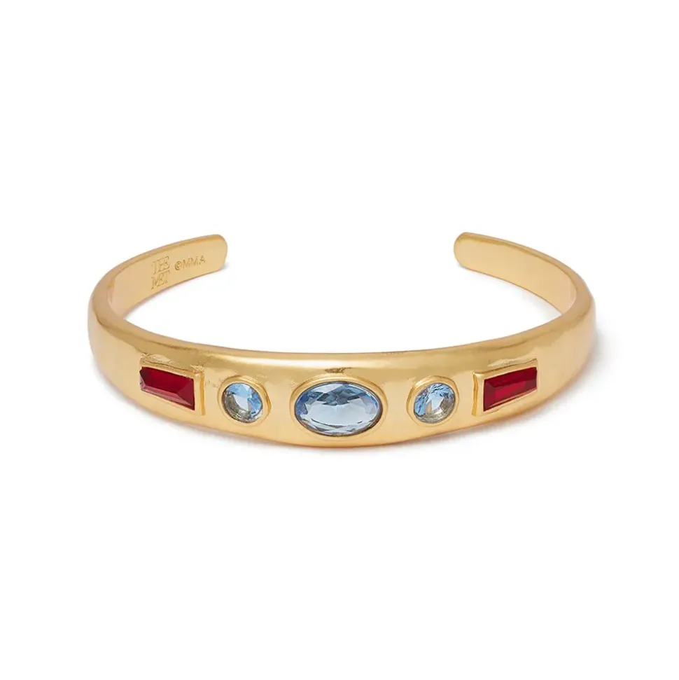 Medieval Stone Cuff Bracelet