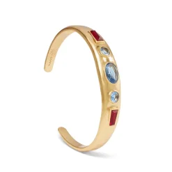 Medieval Stone Cuff Bracelet