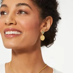 Mediterranean Coin Drop Earrings