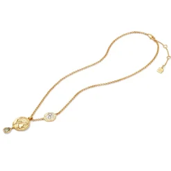 Mediterranean Coin Pendant Necklace
