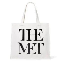 Met Logo Canvas Tote