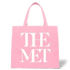Met Logo Canvas Tote