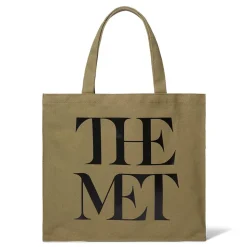 Met Logo Canvas Tote