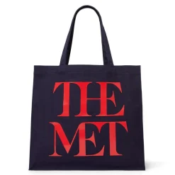 Met Logo Canvas Tote