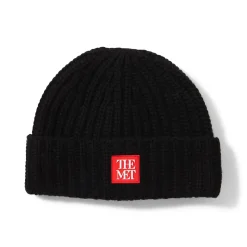Met Logo Knit Beanie