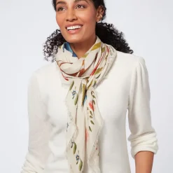 Mexican Sampler Square Cashmere-Blend Scarf