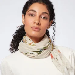 Mexican Sampler Square Cashmere-Blend Scarf