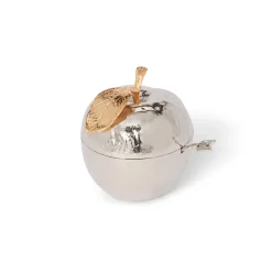 Michael Aram Apple Judaica Honey Pot