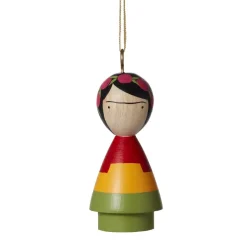 Modern Artist Wood Ornament Set