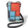 Mondrian Composition Crossbody Phone Purse