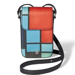 Mondrian Composition Crossbody Phone Purse