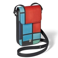 Mondrian Composition Crossbody Phone Purse