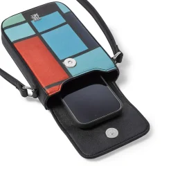 Mondrian Composition Crossbody Phone Purse