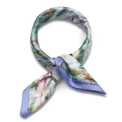 Monet Bridge And Water Lilies Silk Neckerchief