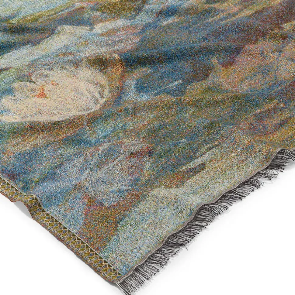 Monet Bridge And Water Lilies Shawl