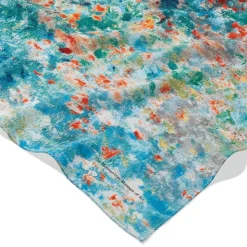 Monet Garden At Argenteuil Oblong Silk Scarf