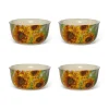 Monet Sunflowers Bowl Set
