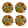 Monet Sunflowers Side Plate Set