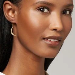 Moon And Stars Drop Earrings