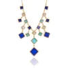 Mosaic Column Bib Necklace