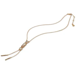Mother-Of-Pearl Tile Double Lariat Necklace