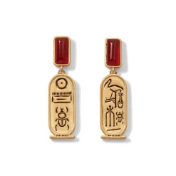 New Kingdom Gems Double-Drop Earrings