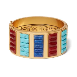 New Kingdom Gems Hinged Cuff