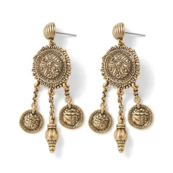 Ottoman Coin Chandelier Earrings