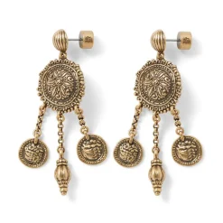 Ottoman Coin Chandelier Earrings