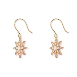 Ottoman Star Gilded Drop Earrings