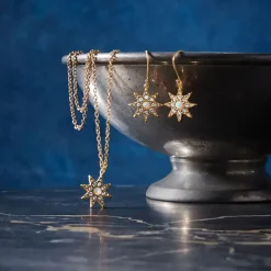 Ottoman Star Gilded Pendant Necklace