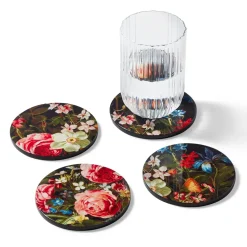 Peeters Bouquet Of Flowers Lacquer Coasters