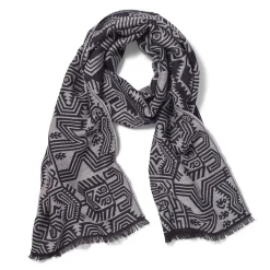 Peruvian Patterns Unisex Wool-Blend Scarf