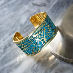 Pine Needle Openwork Cuff