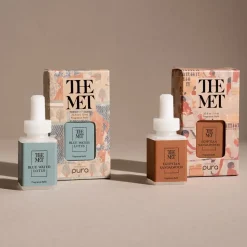 Pura Blue Water Lotus And Egyptian Sandalwood Fragrance Set With Diffuser