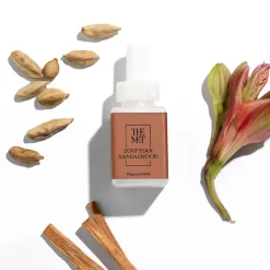 Pura Blue Water Lotus And Egyptian Sandalwood Fragrance Set With Diffuser