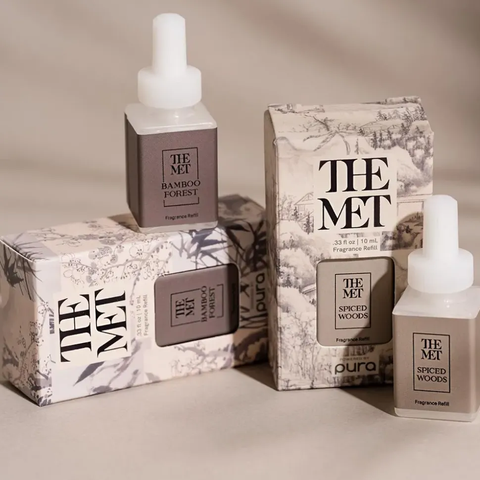 Pura Spiced Woods And Bamboo Forest Fragrance Set With Diffuser