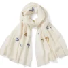 Qing Embroidered Butterflies Oblong Scarf