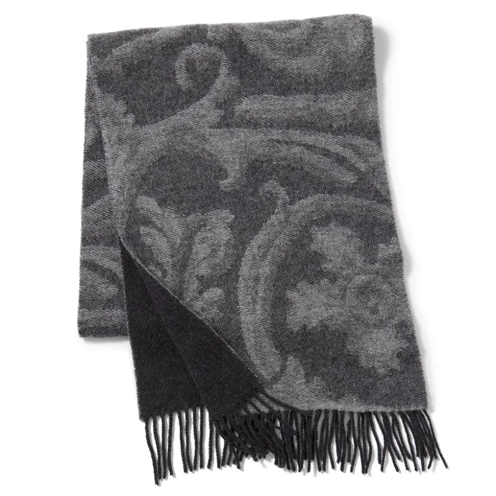 Roman Acanthus Scrolls Reversible Unisex Wool Scarf