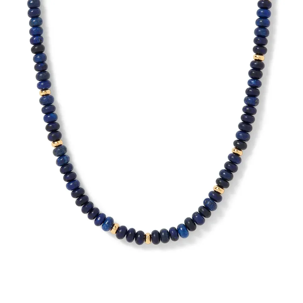 Royal Egyptian Beaded Lapis Necklace