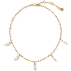 Royal Tudor Pearl And Chain Necklace