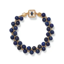 Spanish Baldric Lapis Braided Bracelet