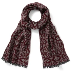 Spanish Snowflake Jacquard Scarf