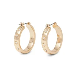 Star Hoop Earrings